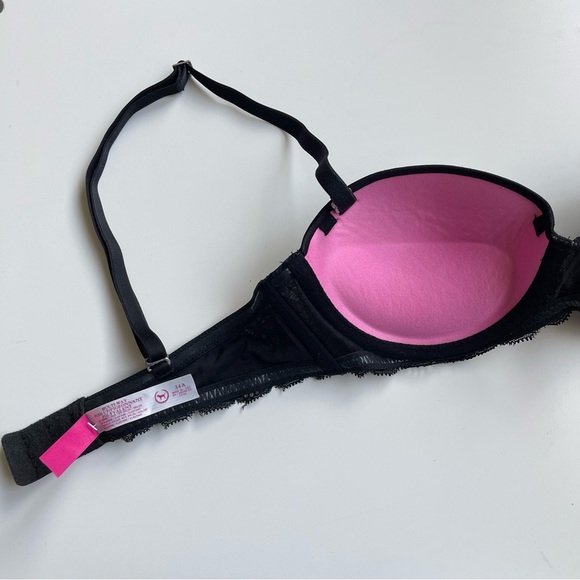 Victoria’s Secret PINK Multi-Way Push-Up Lace Strapless Bra - Picture 3 of 9